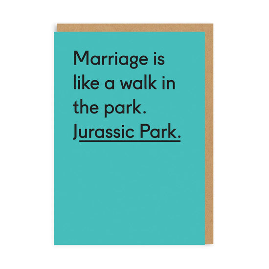 Viptné přání ke svatbě Jurassic Park, A6