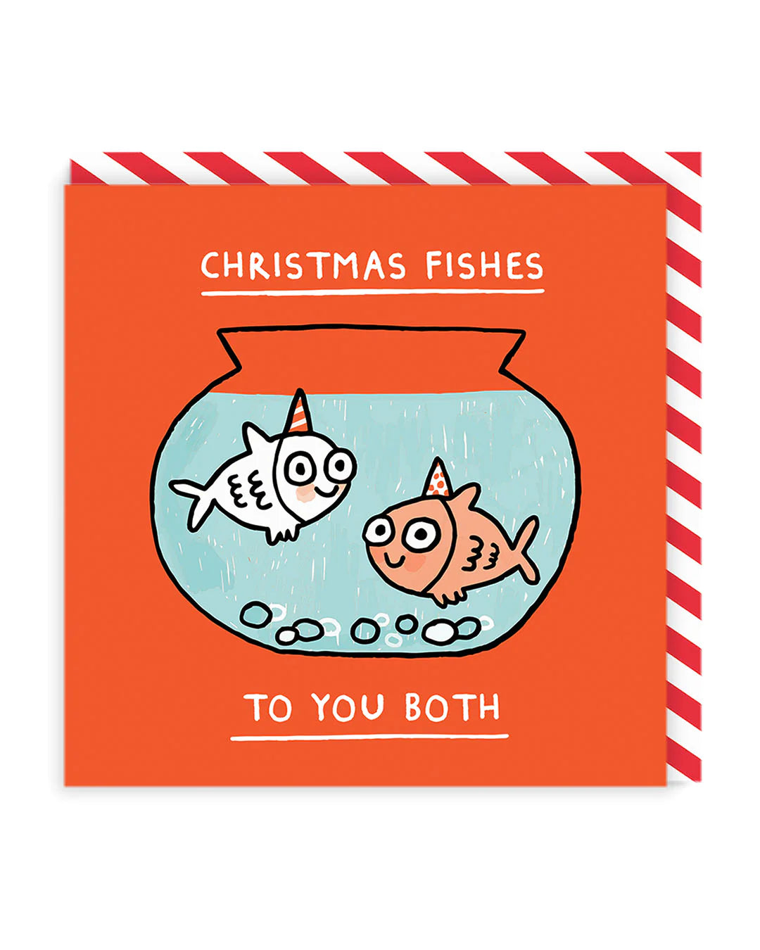Vánoční přáníčko s rybičkami Christmas Fishes