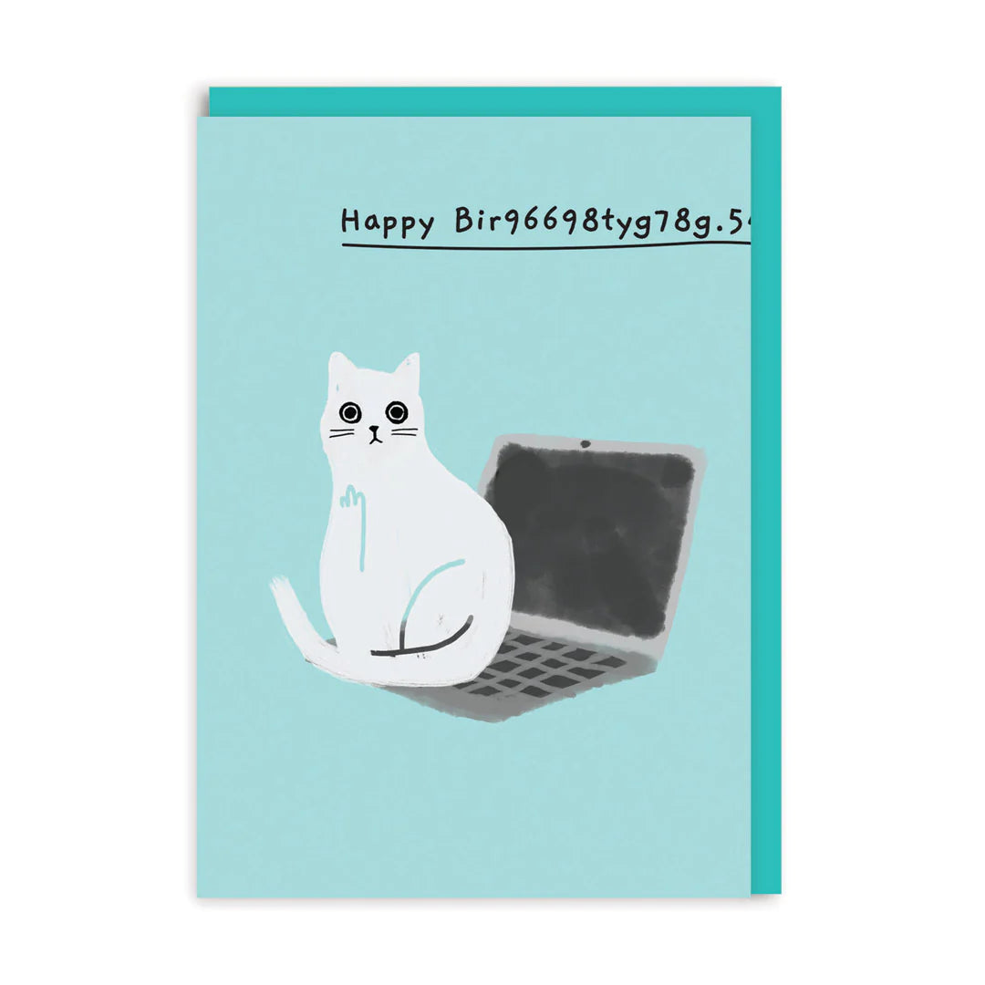 Viptné narozeninové přání s kočkou Happy Bir9669, A6